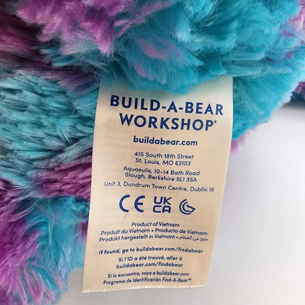 Disney Pixar Monsters Inc Sulley Build-A-Bear Plush 18